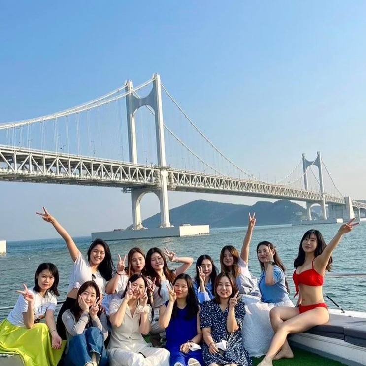 부산 해운대 요트투어 단체 여행 시간대 추천 광안리