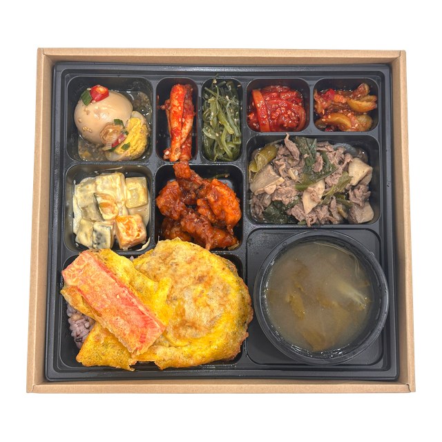한식 10찬 도시락