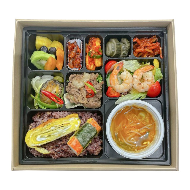 한식 12찬 도시락