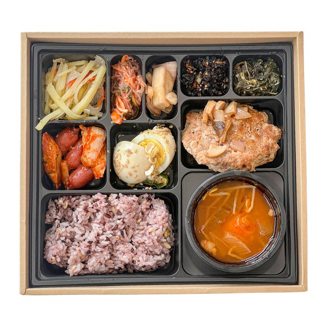 한식 8찬 도시락